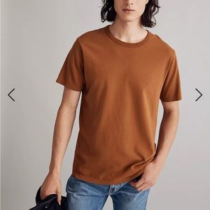 Madewell Men’s Garment Dyed All Day Crewneck Tee - Dried Cedar